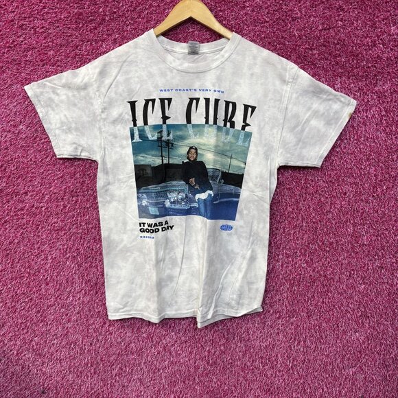 Ice Cube West Coast Blue Tie Dye T-Shirt XL - Picture 1 of 3